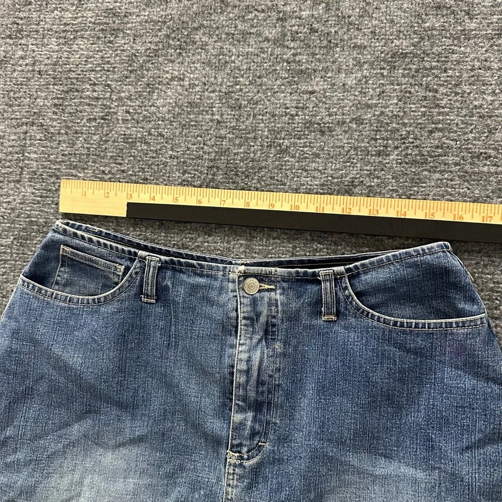 Gloria Vanderbilt Denim Skirt Womens Size 10 Blue Stretch Casual Mini Five